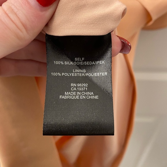 Blush Tibi Silk Cape dress - Picture 7 of 8